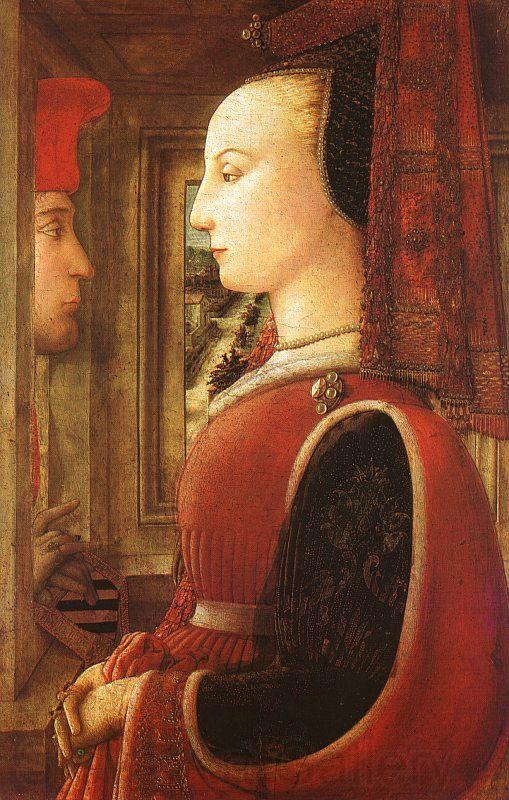 Fra Filippo Lippi Portrait of a Man and a Woman Spain oil painting art